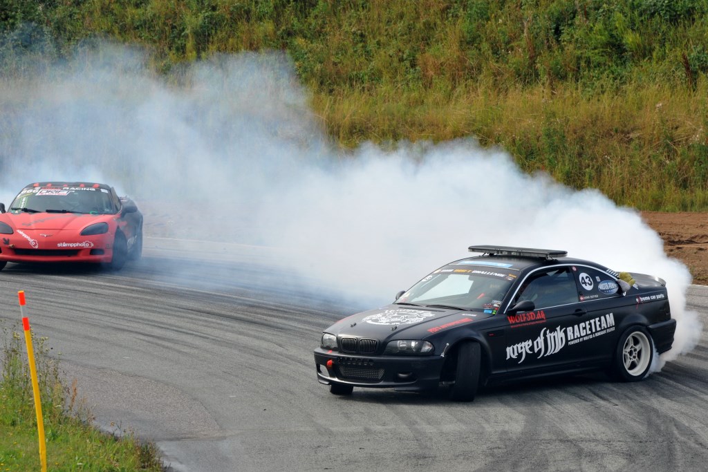 Med blink og andre gimmicks på bilen er Kenn Egtved altid populær hos publikum
(Foto: Morten Alstrup)